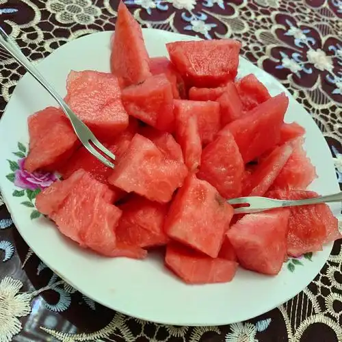 十二道鑫意西瓜切好咯,20190708.