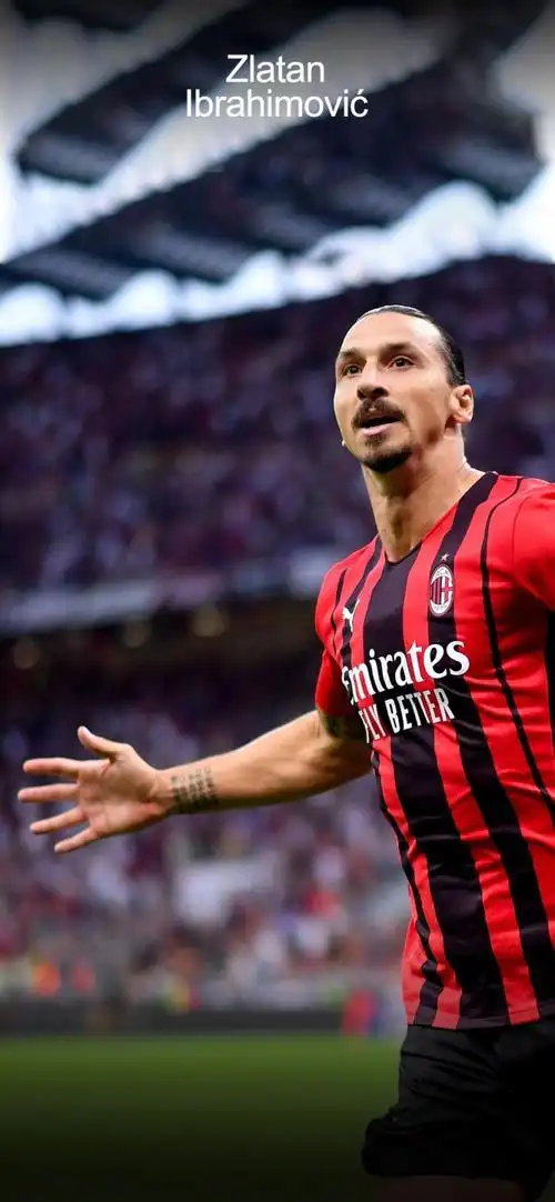 每日足球帅图我叫兹拉坦丨伊布手机壁纸精选米兰篇03