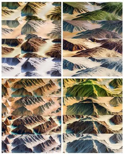 10组自然地形山脉8k贴图素材landscapekitvalley