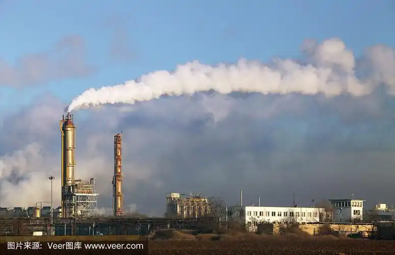 来自工厂烟囱的空气污染