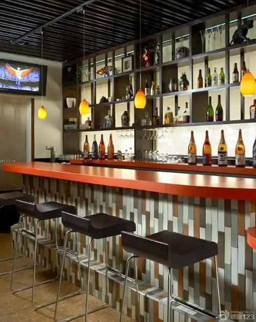 酒吧吧台吊灯装修效果图片