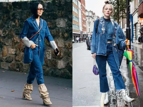 牛仔衣搭配蓝色牛仔裤怎么样(牛仔衣搭配牛仔裤)(7)