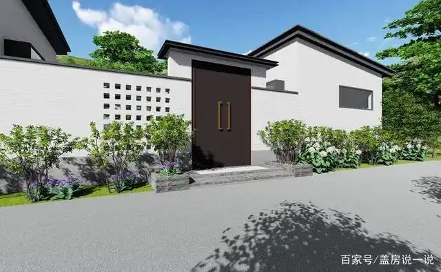 30万就能落地的现代三合院,庭院带阳光房,这样的住宅太安逸