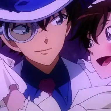 工藤新一怪盗基德高清情侣头像 情侣头像图片大全 -【爱个性】