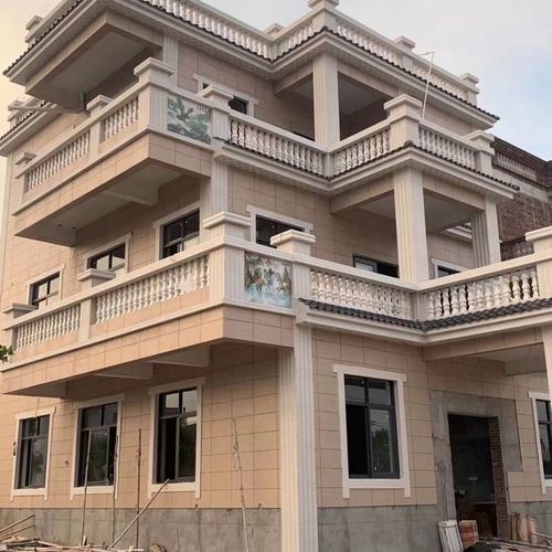 中板麻面别墅新农村自建房外墙砖300*600荔枝面大理石