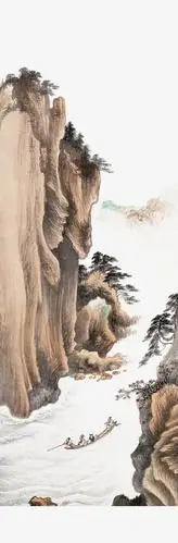 关键词 : 墨水,彩色,淡墨,墨迹,毛笔,中国画,山水