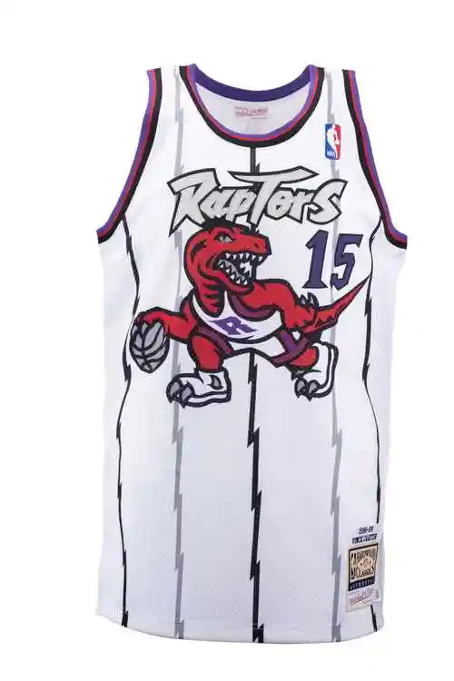 mitchell&ness 多伦多猛龙队98-99赛季卡特白色主场复古球衣-企业官网