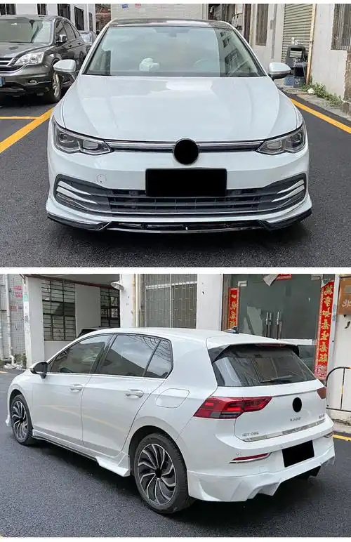 大小包围前唇侧裙后包围适用于2021款大众高尔夫8改装件外观升级 运动