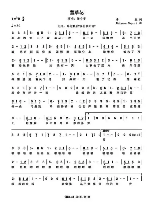 在问要这个谱子我就再发一遍吧,要合唱谱和伴奏谱的可以私聊我奥