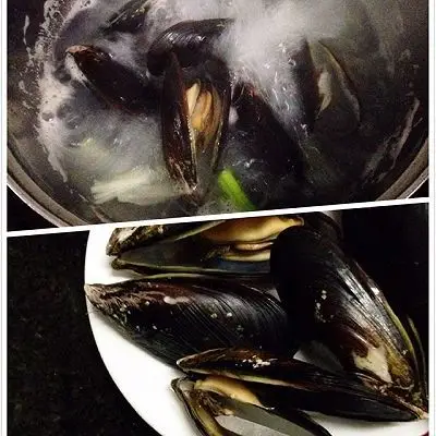 葱油青口贝美极鲜味汁