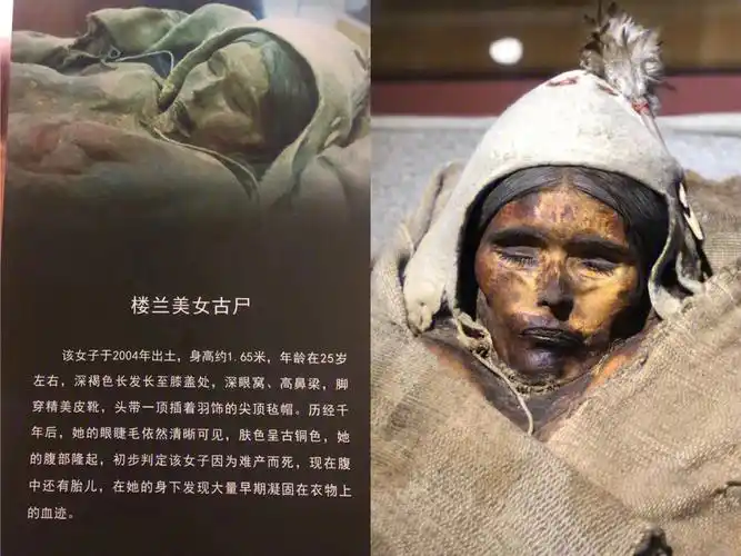 楼兰博物馆千年楼兰古尸
