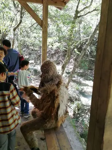 野人谷来了群文明人