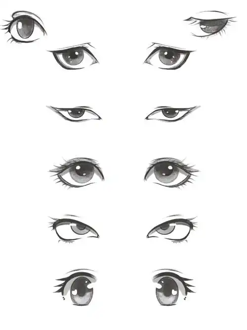 十分钟漫画五官练习眼睛