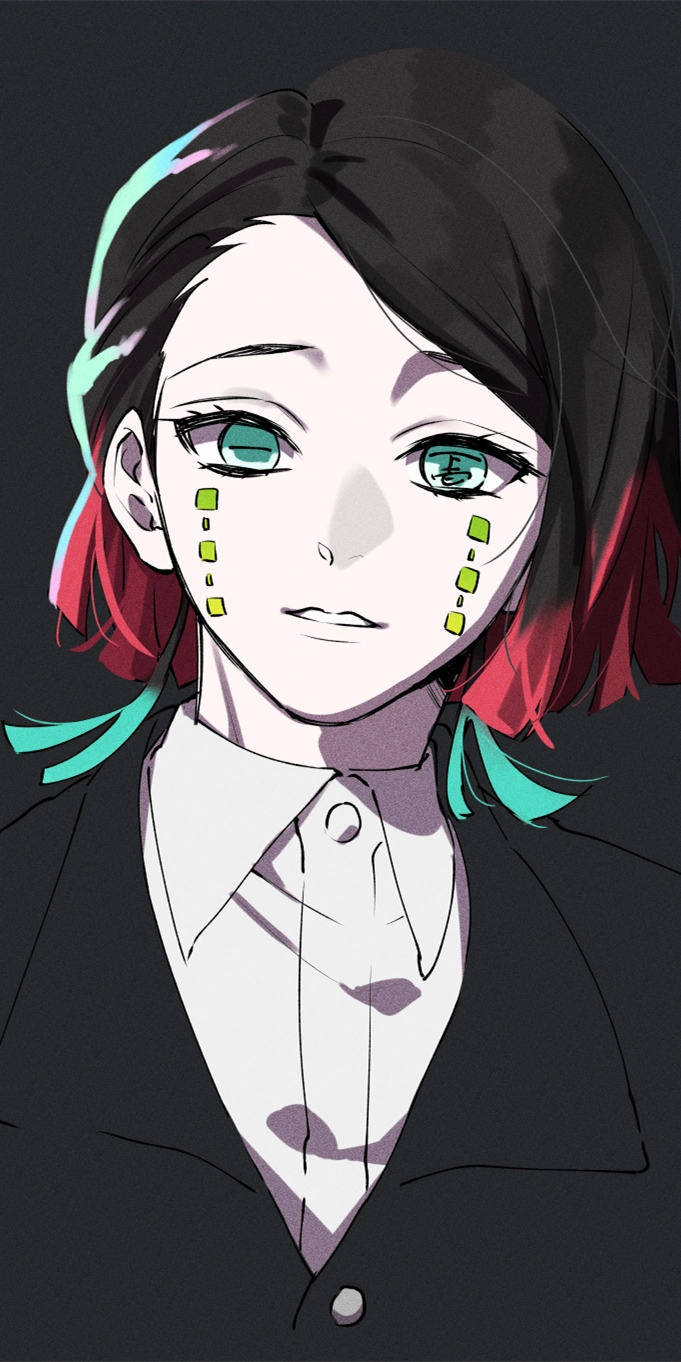 《鬼灭之刃》魇梦,动漫全面屏壁纸分享,气质非常让人着迷