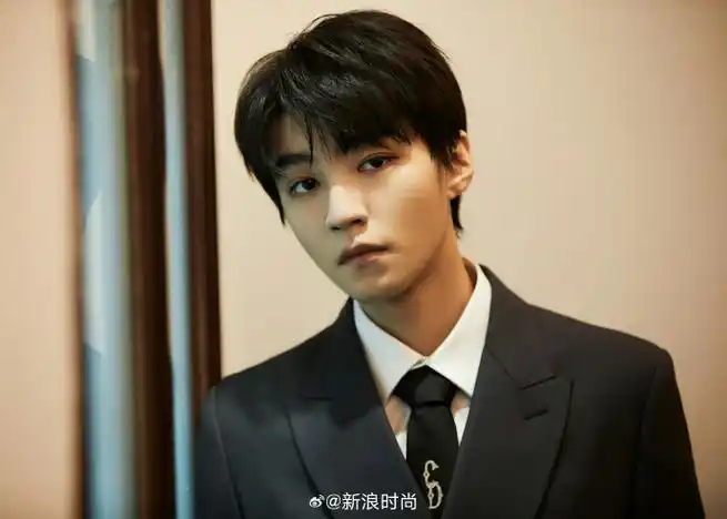 王俊凯时尚质感#@tfboys-王俊凯一身@dior迪奥帅气西装亮相平遥辜际