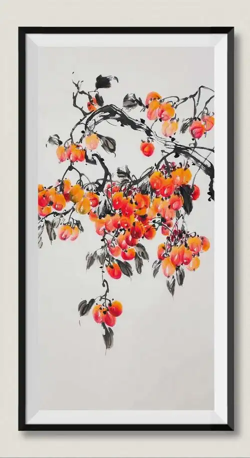 徐纪红写意柿子系列