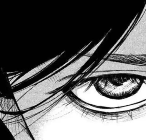 头像动漫黑白局部眼睛