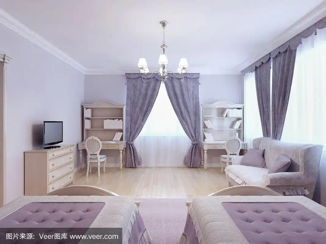 两个孩子的卧室