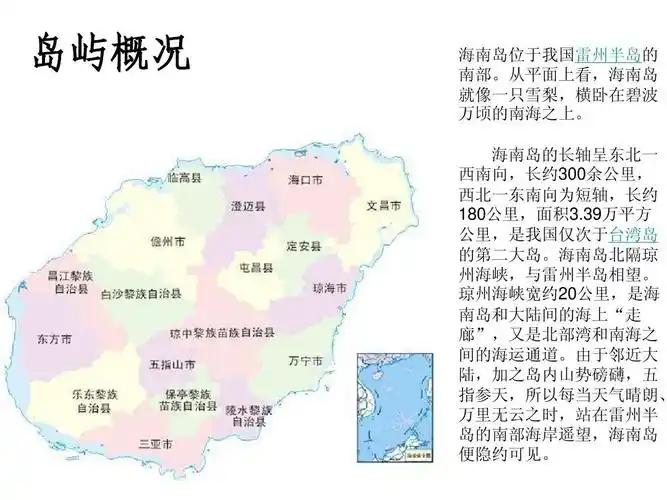 海南岛介绍---ppt制作