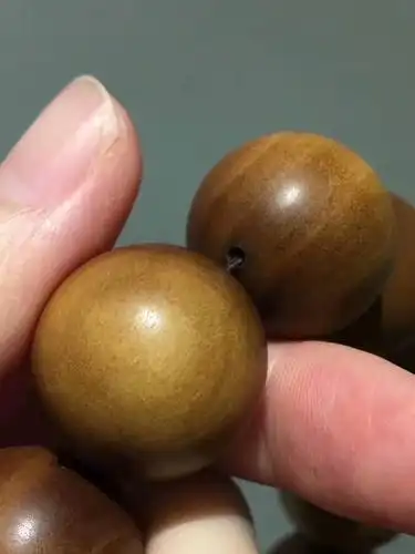 纯正印度老山檀香沉水级手串20mm高密老料纹理细腻香味纯正