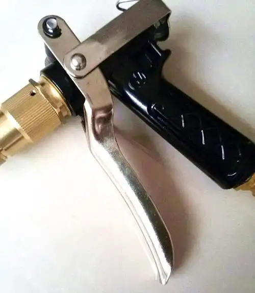 宝塔型水枪头全铜高压洗车喷水枪头园林浇花洒水金属水枪