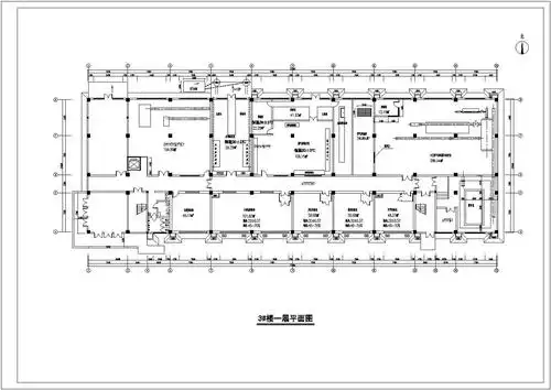 某地工程楼一层恒温恒湿空调设计施工图