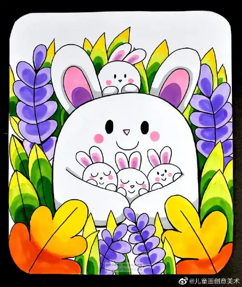 创意灵感素材##创意儿童画##趣味儿童画##儿童画