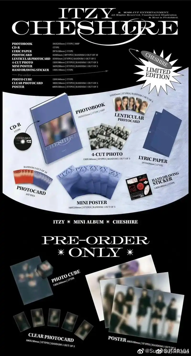 现货itzy《cheshire》专辑.出现货itzy《che - 抖音