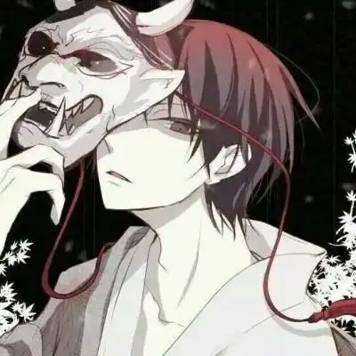 动漫头像面具孤独