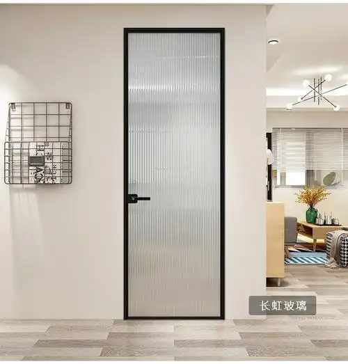 工厂定制极窄长虹玻璃门厨房卫生间厕所浴室金门室内门