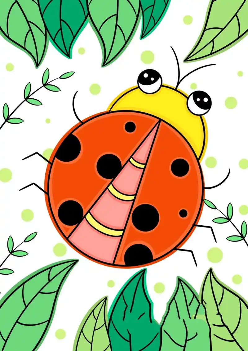 七星瓢虫 #简笔画教程# #儿童简笔画# #画画教程# #简笔画# #画个简笔