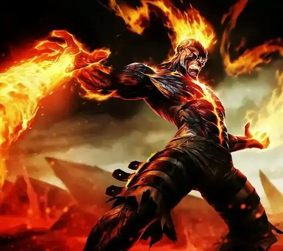 lol,壁纸,最爱,卡通,火男