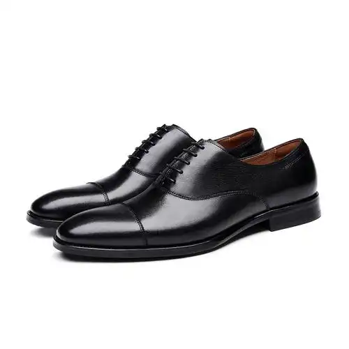 男士 报喜鸟男鞋 真皮英伦三接头牛津鞋 子 西装 商务正装 春季 皮鞋