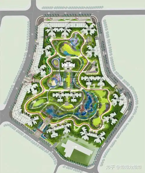 景观设计时如何将直线与曲线达到整体协调性? - 知乎