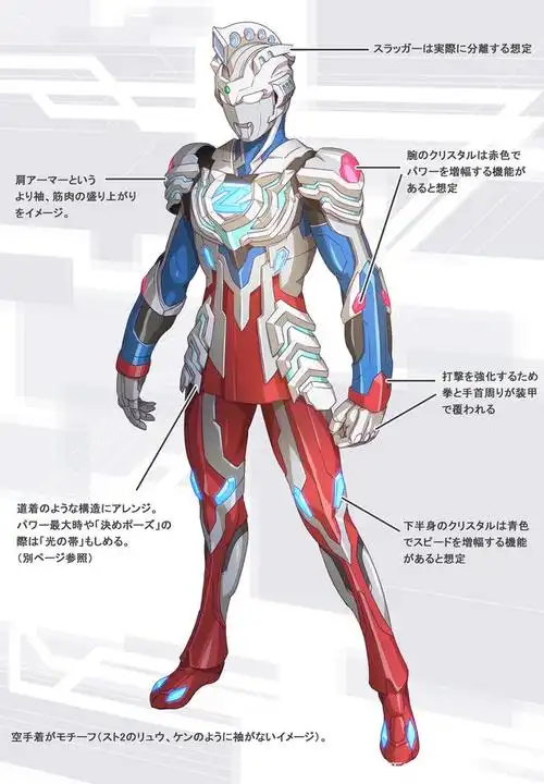 你们完全想象不到的黑田老师画的"泽塔奥特曼"的原初设定图!