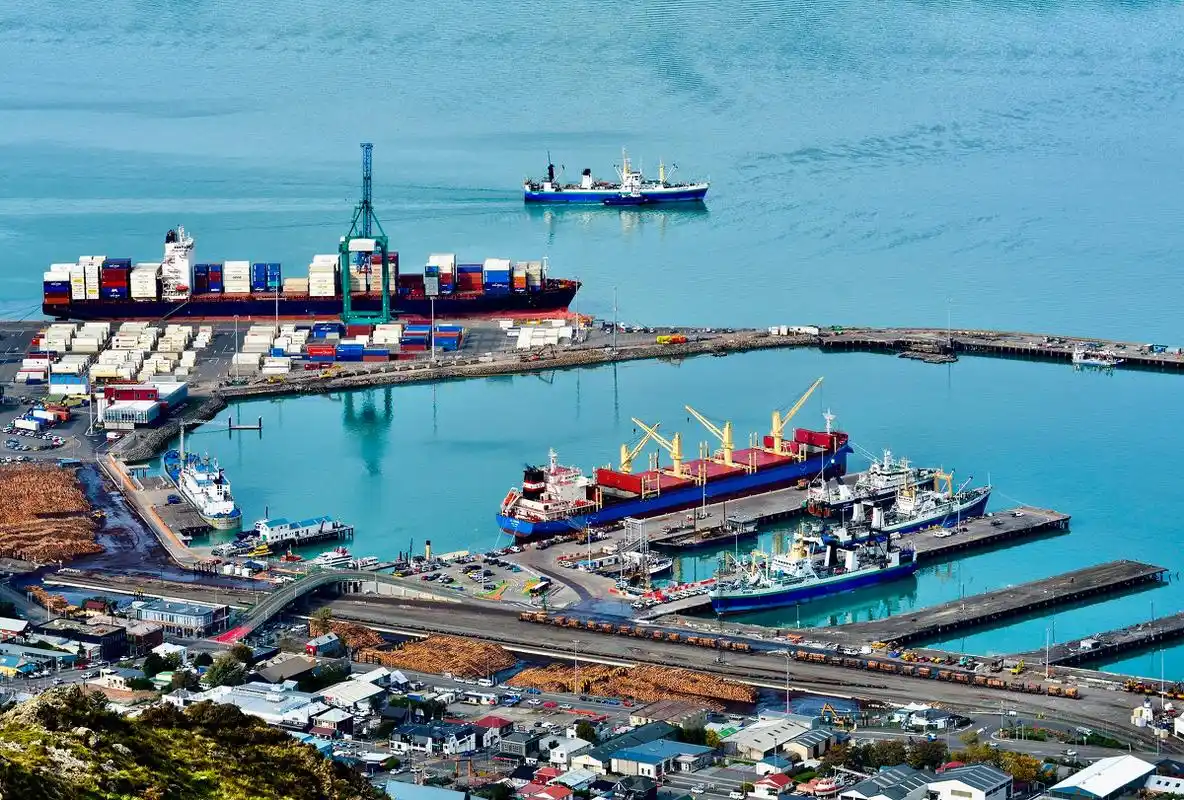 新西兰基督城海边的小港口随拍