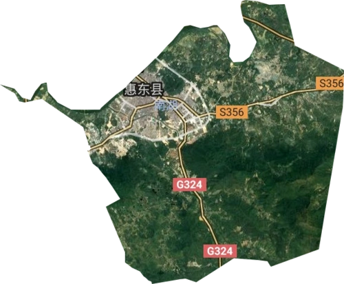 平山街道高清卫星地图