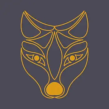 北极狐,标识,矢量