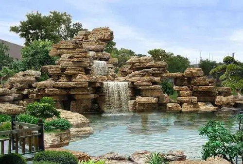 在园林设计中应用假山的几点技巧