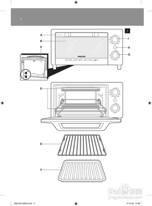 philips hd4496/hd4494电烤箱说明书:[1]