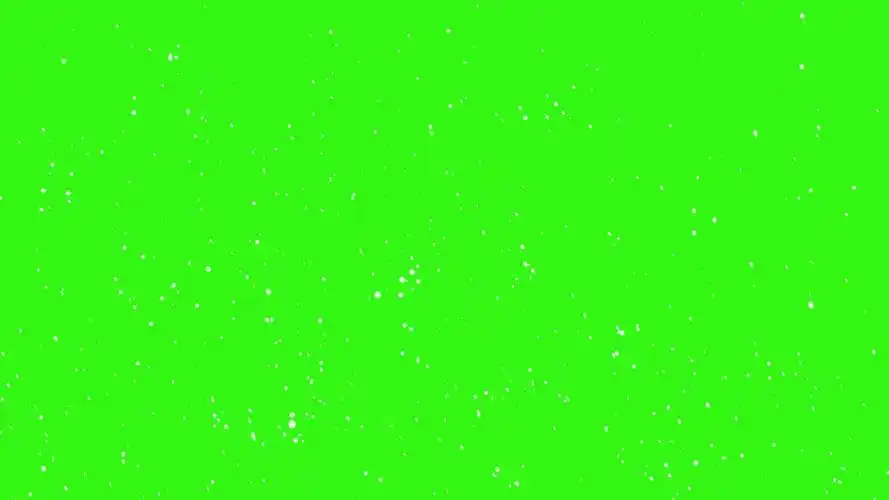 雪飞舞绿幕特效