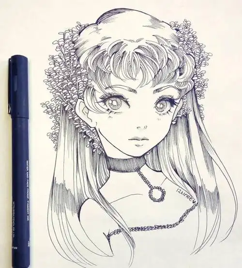大神级超细腻的针管笔线稿!收藏