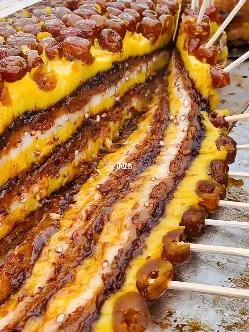 大宋切糕年糕这个也太香了吧看着都流口水