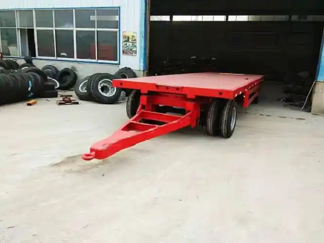 拖拉机牵引小型平板挂全挂车