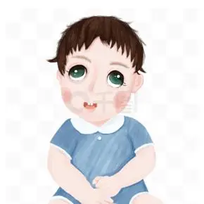 母婴儿童婴童png卡通手绘男女小宝宝婴儿