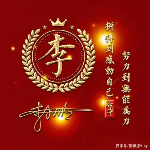 姓氏头像,微信头像,鎏金质感烫金商务励志头像,不要错过!