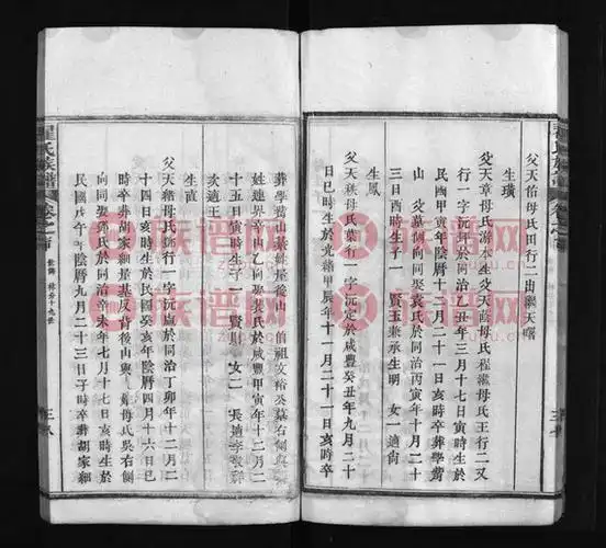 20翟氏族谱20卷7中下世传林分19世生禾公起1928第13本