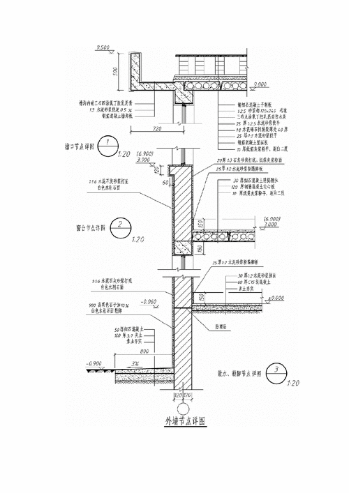 外墙节点详图示例