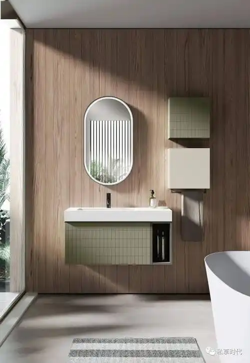 今年流行的浴室柜设计原来可以这么美