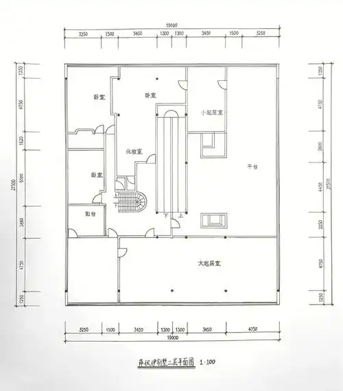 萨伏伊别墅平面图立面图剖面图效果图